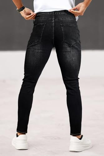 GINGTTO Mens Skinny Jeans Stretch Denim Jeans for Men3