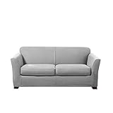 Photo Gallery surefit home decor - fodera in pelle elasticizzata, pesante, colore: avorio, 2 posti Photo Gallery surefit home decor - fodera in pelle elasticizzata, pesante, colore: avorio, 2 posti