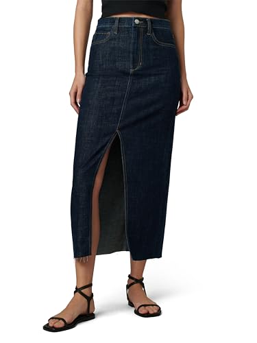 Joe's Women's The Eva High Rise Maxi Denim Skirt with Front Slit