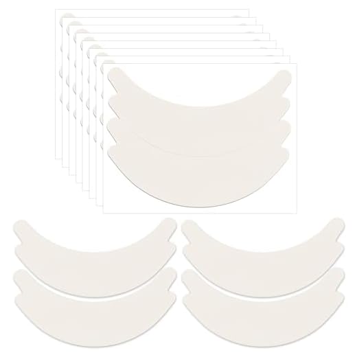 YBEATY 200 PCS Foam Eye Pads Lash Extensions Under Eye Patches Lint Free Micro-foam Hydrogel Latex-Free Anti-sensitive Lash Pads Stick Well No Tape Needed Patches for All Shapes