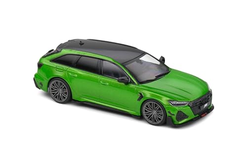 Audi Rs6-R verde escala 1:43 Motor city classics miniatura 5