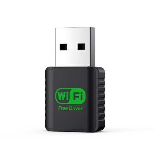 USB WiFi Adapter, Plug-and-Play 1300Mbps Dual-Band WiFi, 5G/2.4G Wireless Network Adapter, Built-in high-gain Antenna, Suitable for PC desktops and laptops Windows 11/10/8.1/8/7.