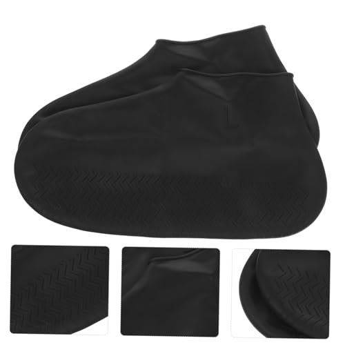 Cubiertas de zapatos de silicona impermeables y fáciles de limpiar para viaje, camping y uso diario miniatura 4