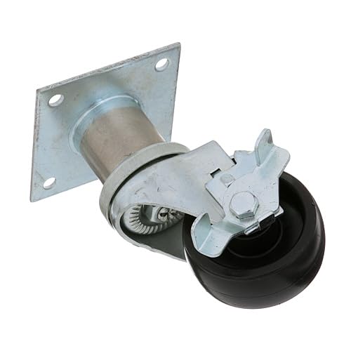 Exact FIT for MAGIKITCH'N PP10809 Caster, 3"(W/ADJ Plate, W/Brake) - Replacement Part BY MAVRIK