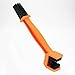 keynoyin Bicycle and Motorcycle Chain Brush, Square-Headed Brush, Toothbrush Cleaning Brush - Orange Large Brush