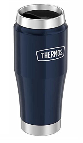 THERMOS Stainless King Vacuum-Insulated Travel Tumbler, 16 Ounce, Midnight Blue