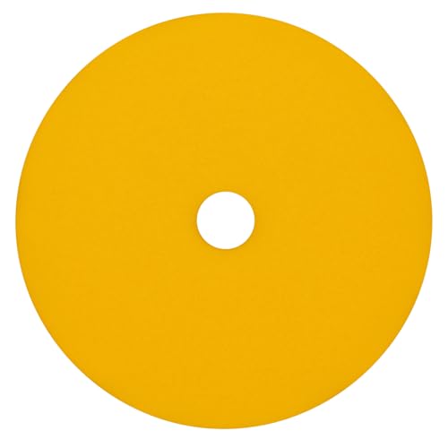 Image of RUPES 9.DA150M Pack of 48 Yellow D-A Fine Finishing Foam Pads 150mm | Ideal for Paint Correction & Gloss Enhancement | Moderate to Fine Defect Removal | Compatible with 5 inch Backing Plate