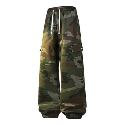 Pantalon cargo homme avec multi poches et taille elastique confort - 3