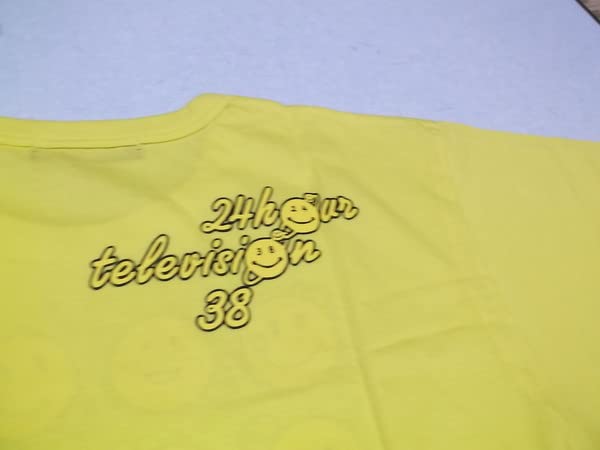 1984年　24時間テレビ Tシャツ Mサイズ イエロー 24時間テレビ34 2011年チャリTシャツ イエロー M 森本千絵