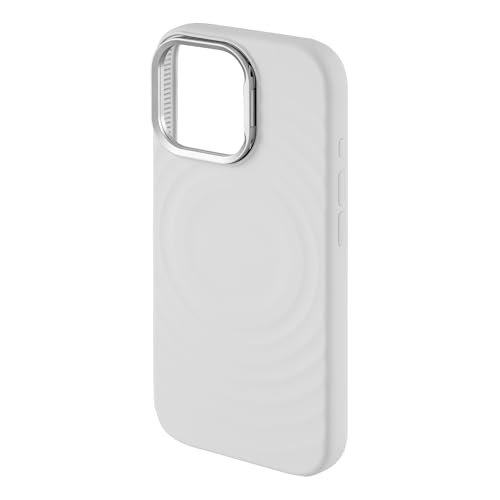Image of TEKNE WaveStand Silicone Back Case for iPhone 17 | Built-in Stand for Hands-Free Viewing | Shockproof Soft-Touch Slim Cover with Microfiber Lining | Anti-Slip Matte Finish | Beige