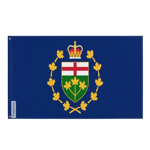 Drapeau de l'Ontario lieutenant-gouverneur plusieurs tailles sans œillet