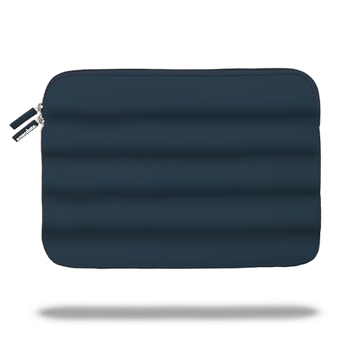 ANECDOTE Laptop Case 13-14 Inch – A Perfect Laptop Sleeve That is Compatible with MacBook Air/Pro and iPad Pro 12.9 – Fits in Your Bag, Made of 100% Nylon with Aesthetic Design (Navy)