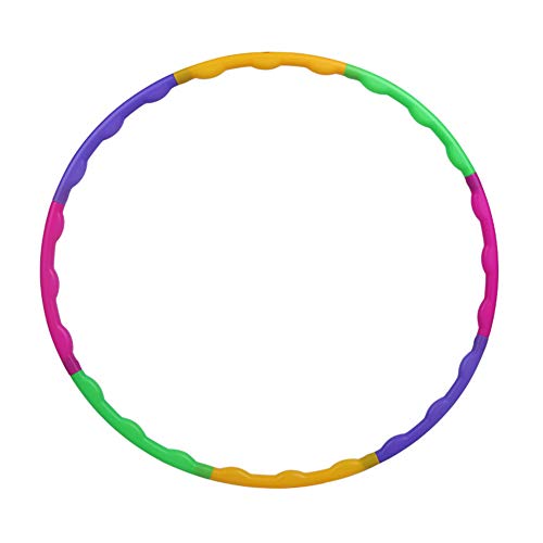 HEELPPO Cerceau Enfant Hula Hoop Enfants Hula Hoops Hula Hoop Jouets L'éQuipement De Fitness De La Maternelle Peut ÊTre DéMonté Adapté À La Formation De Jeux De Sport a,One Size Cover