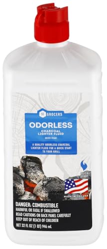 SE Grocers Odorless Charcoal Lighter Fluid 32 Fl Oz