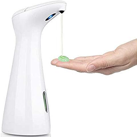 Automatic Soap Dispenser - Touchless Hands Free Soap Pump Liquid Dispenser with 0.26s Infrared Motion Sensor,Hand Soap Dispenser for Bathroom or Kitchen,Liquid Cover