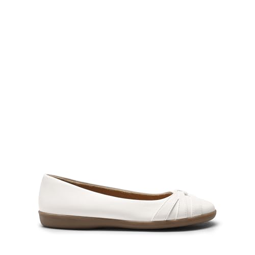 Image of DREAM PAIRS Women's Ballet Flats, Comfortable Round Toe Slip on Dressy Work Office Shoes with Arch Support