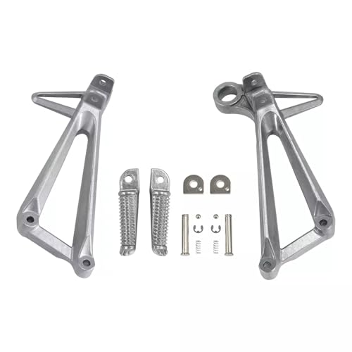 Repose-pied moto arrière en aluminium CNC silver pour YZF-R3 et MT03