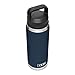 YETI Rambler 26 oz Bottle, Vacuum Insulated, Stainless Steel with Chug Cap, Navy