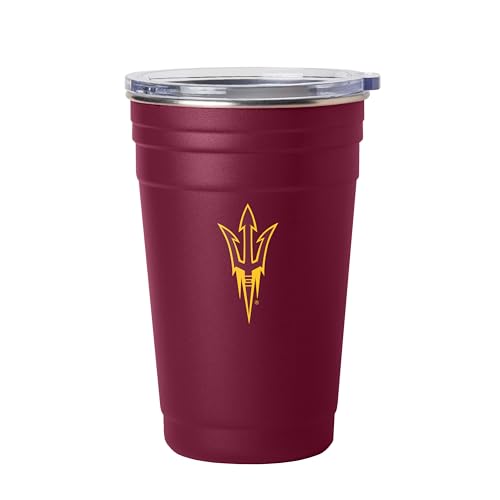 Image of Logo Brands NCAA 22 oz Stainless Steel Tailgate Cup -Double Wall Vacuum-Sealed Durable For Hot & Cold Drinks, Perfect for Gameday & Tailgating