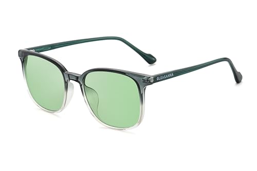 Image of Sleep Glasses for 99.9% Blue Light Glasses Dual AR Coatings Green Lens for Computer Gaming Reduce Eyestrain