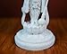 Lord Vishnu Statue, 31 cm Vietnam Marble Standing Idol, Hindu God Figure, Bhagwan ki Murti, Narayana Statue