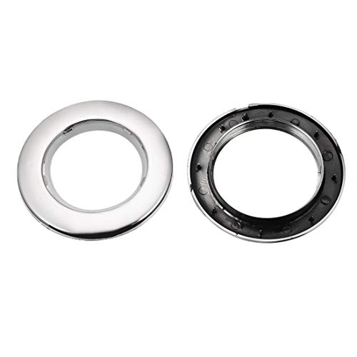 Ojales de plástico para cortinas Sourcingmap de 38mm en tono plateado pack de 6 unidades 4