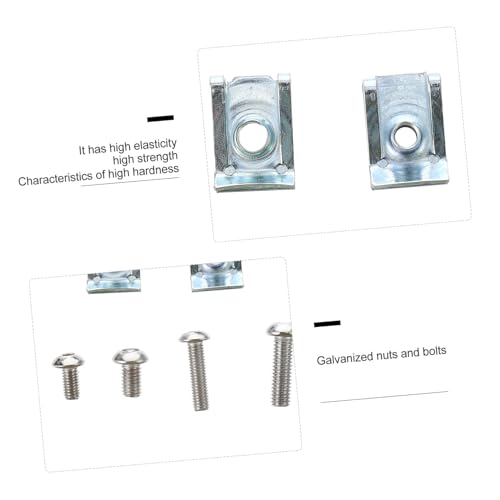Clips en U para parachoques y ambientes marinos, kit de 100 piezas de acero para tus proyectos 3