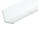 Prime-Line MP9130 Corner Shield Perforated, 1-1/8 In. x 48 in, Vinyl Construction, Clear, Fasteners Included (5 Pack)