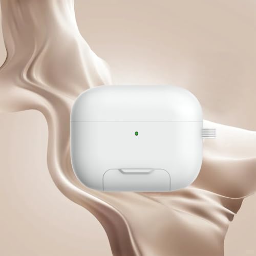 Étui AirPods Pro 1 blanc silicone rigide antichoc idéal pour vos déplacements quotidiens