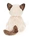 The Petting Zoo Siamese Cat Stuffed Animal Plushie, Gifts for Kids, Cat Plush Toy 9 inches