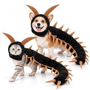 Dog Halloween Costume Centipede, 50×11.42Inch Funny Pet Cosplay Outfit