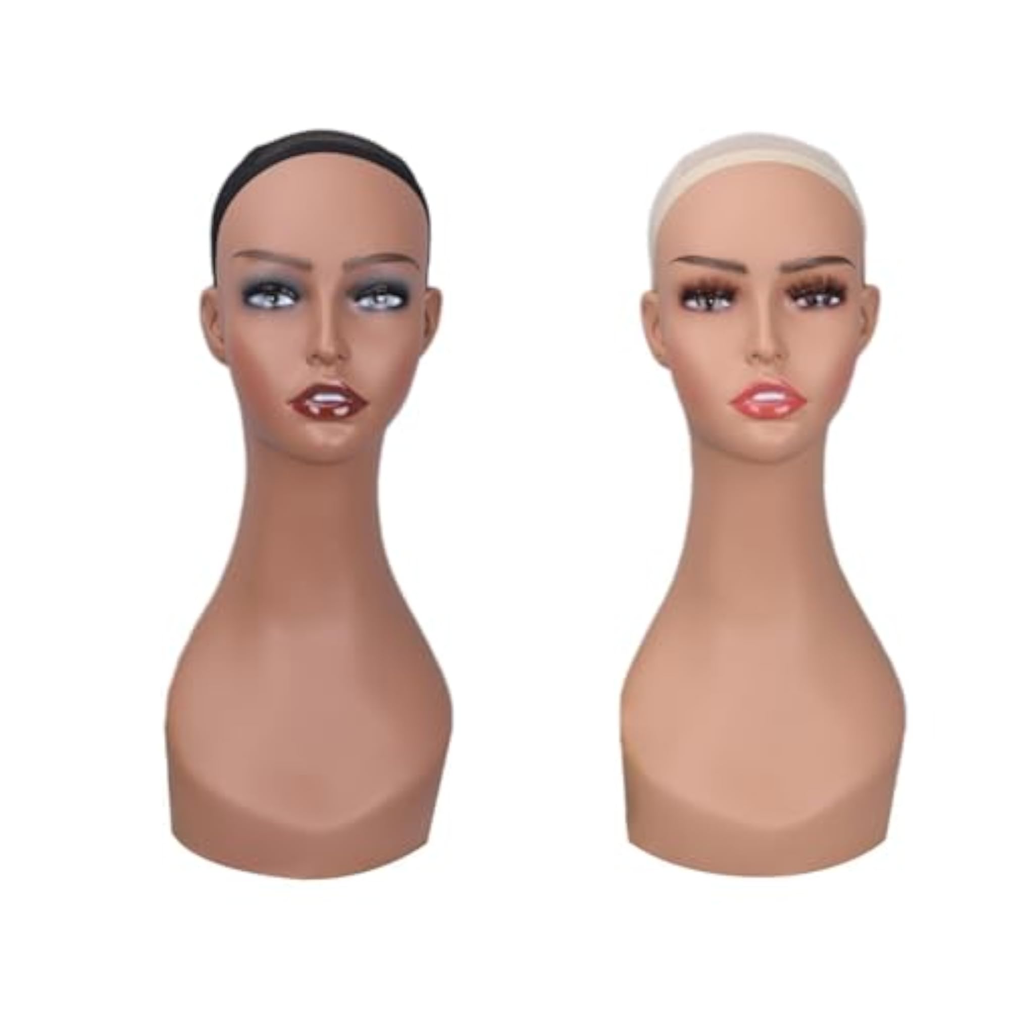 Smooth Manikin Head for Wig and Beauty Accessories