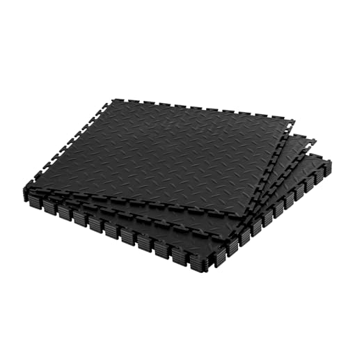 VEVOR Garage Floor Tiles Interlocking, 8 Pack 20.2 x 20.2
