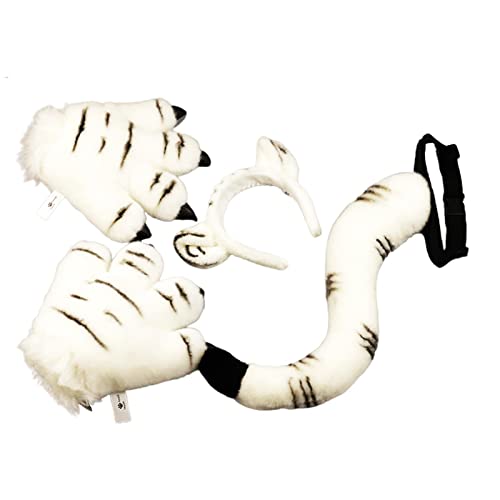Panoplie Tigre Blanc pour fête d'anniversaire : le déguisement animal pour s'amuser en scène