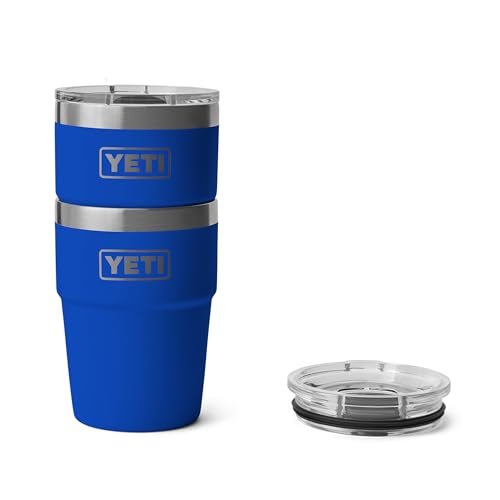 Image of YETI Rambler 16 oz Stackable Tumbler, Vacuum Insulated, Stainless Steel with MagSlider Lid | Stackable
