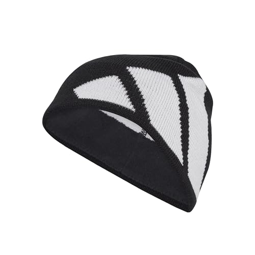 Adidas Unisex Big Logo Beanie Climawarm, Black/White, L