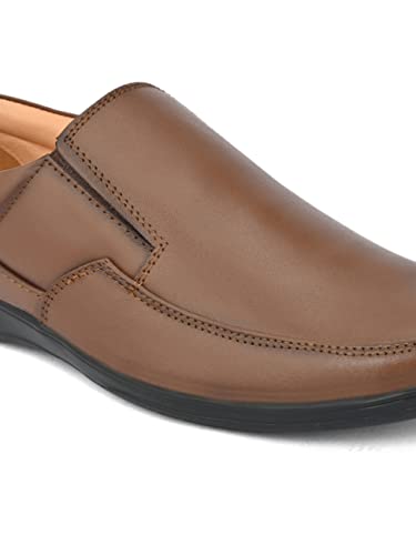 Image of FENTACIA Genuine Leather Mocasin Formal Shoes for Men