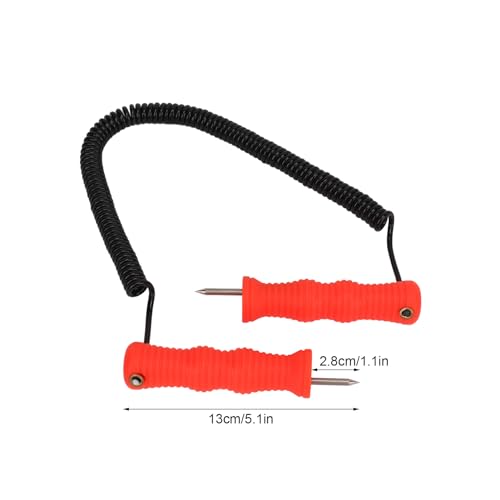 Eispickel-Set, ergonomischer Griff, Edelstahl-Ahlen, für Eislaufen, Skifahren, Angeln, sicher und langlebig