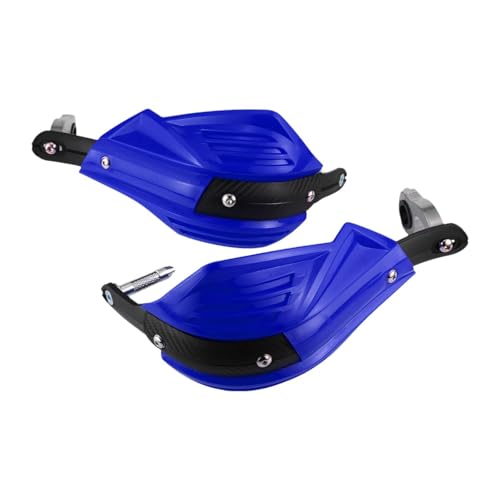 Protège-mains tout-terrain bleu idéal pour vos sorties enduro