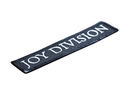 Joy Division Embroidered Logo Patch, Warsaw, Post-Punk, Post Rock, Rock, Punk, Heavy Metal, Gothic, Rebel, Exploited, The Doors,