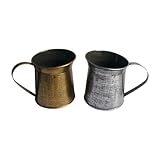 Pot de fleurs d'extérieur en métal - ce seau en fer est idéal pour décorer votre maison et votre jardin