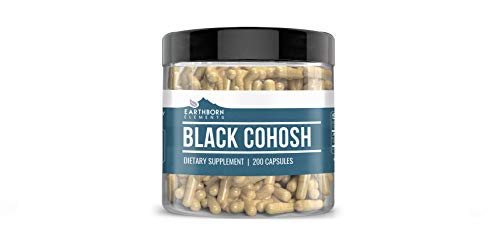 Black Cohosh, 200 Capsules, 800mg Serving, Natural Herbal Supplement, Lab-Verified, Non-GMO, No Additives