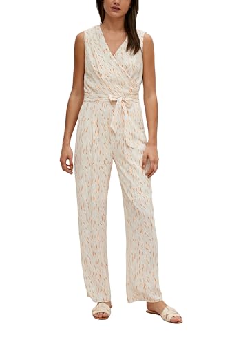 Comma Jumpsuit mit Crêpestruktur