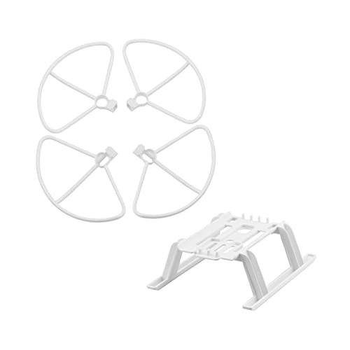 WOONEKY 1Juego Anillo de Protección para Drones con Tren de Aterrizaje Reforzado Extensión para Diseño Anticolisión y Instalación Accesorio y Duradero