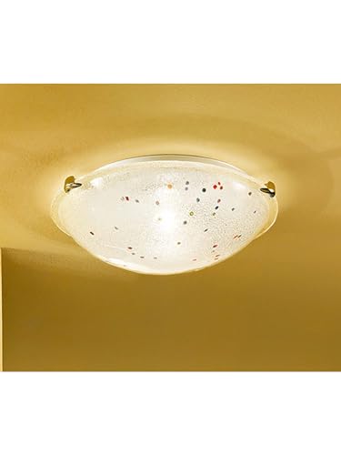 Plafonnier en verre 30cm DP317 luminaire chambre salon salle à manger