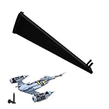TEYOUYI Wall Mount for Star Wars Lego 75325 N-1 Starfighter of The Mandalorian Black