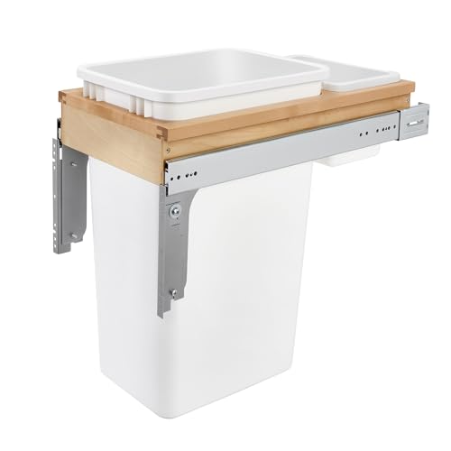 Contenedor extraíble de basura para gabinete de cocina 50 cuartos