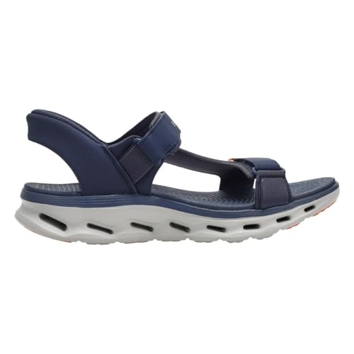 Image of Skechers mens Hands Free Slip-ins Go Walk Glide Step 2.0 Quarter Strap Sandal