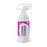 Q²M LeatherCleaner Natural - Mild Cleaner for Semi-Aniline & Nappa Leather - Ultimate Preparation for Coating Removes Light Dirt, Oily Residue & Discoloration - Ideal for High-End Detailing, 500 ml