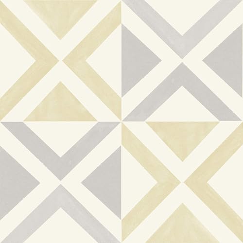 Image of Moroccan Tile Stickers | Waterproof Self Adhesive Peel & Stick Tile Decals for Kitchen Backsplash, Bathroom Wall, Floor, Furniture & Glass (4x4 Inch, Design 75)
